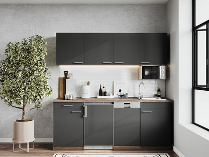 Respekta Lave-Vaisselle Semi-Intégré 45 Cm / Lave-Vaisselle Encastrable Avec Panier À Couverts Flexible / 6 Programmes / Départ Différé / 9 Couverts / Affichage LED / GSP45TIDM