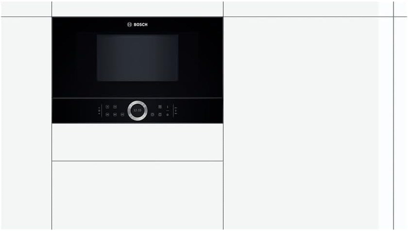 BFL634GB1 Micro-Ondes Intégrable - Série 8 - 60 X 38 Cm - 21 Litres - Noir