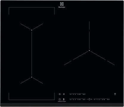 Table De Cuisson À Induction 59Cm 3 Feux 7200W Flexinduction Noir - EIV63343