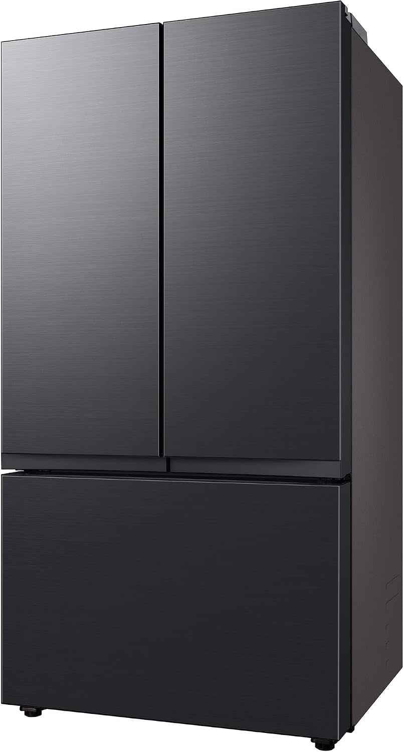 Samsung RF24BB620EB1EF French-Door-Kühlschrank Mit Gefrierfach, 177,8 Cm, 674 L, Smartthings AI Energy Mode, Autofill Water Picher, Dual Ice Maker, Premium Black Steel