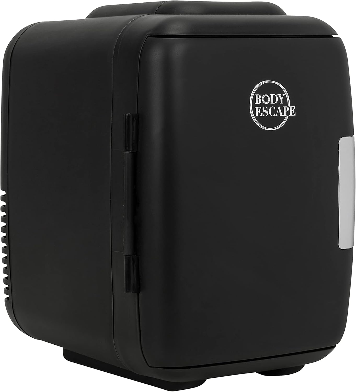 Body Escape Mini Réfrigérateur Beauté Pour Soins De La Peau - Mini Réfrigérateurs Beauté - Petit Réfrigérateur Rétro, Portable, Compact Et Silencieux Pour Le Maquillage - 5L- Mono Noir