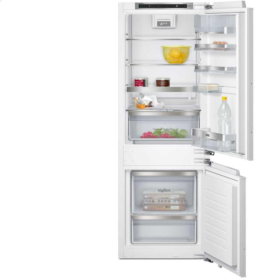 KI77SAD40 Iq500 Réfrigérateur/A+++ / 157,8 Cm De Hauteur / 140 Kwh/An/Réfrigérateur 164 L/Congélateur 61 L/Boîte Hydrofresh Avec Régulation De L'Humidité/Charnière Plate