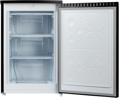 Congélateur Armoire 85L Pour Cave Ou Bureau Noir (CSD90D4D) | -24°C, 39Db, Porte Réversible, Thermostat Réglable, Gain De Place