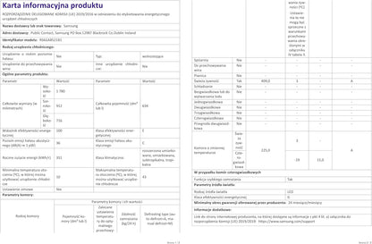 RS6GA8521B1/EG Frigo Américain Autoportante 634 L E Noir