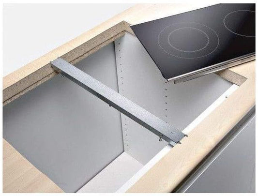Neff Z9914X0 Accessoires Pour Four Et Cuisinière/Plaque De Cuisson/Kit De Montage Pour Fixation De 2 Dominos Côte À Côte, Acier Inoxydable