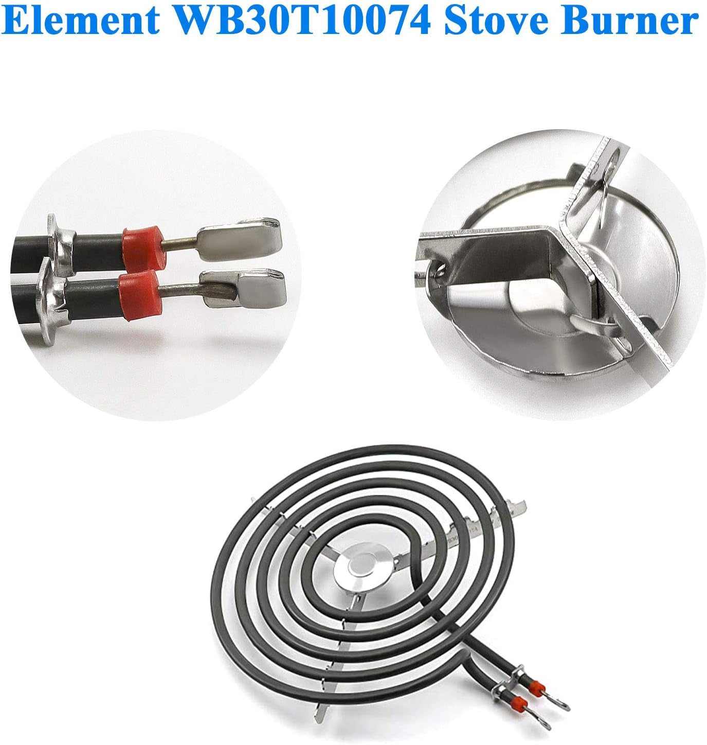 WB30T10074 Élément Chauffant Électrique Pour Brûleur De Surface De 20,3 Cm Pour GE Stove Élément De Surface De Bobine De Four De Rechange CH30T10074 S30T10074 PS243922