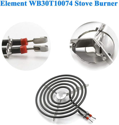 WB30T10074 Élément Chauffant Électrique Pour Brûleur De Surface De 20,3 Cm Pour GE Stove Élément De Surface De Bobine De Four De Rechange CH30T10074 S30T10074 PS243922