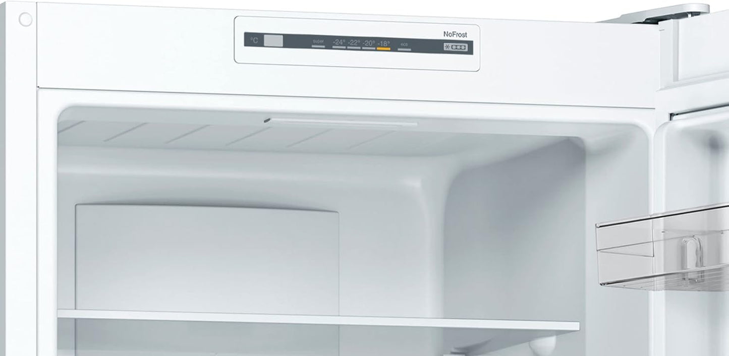 KGN33NWEB Série 2 Réfrigérateur Combiné Pose-Libre - 282 L- H 176 Cm X L 60 Cm - Blanc