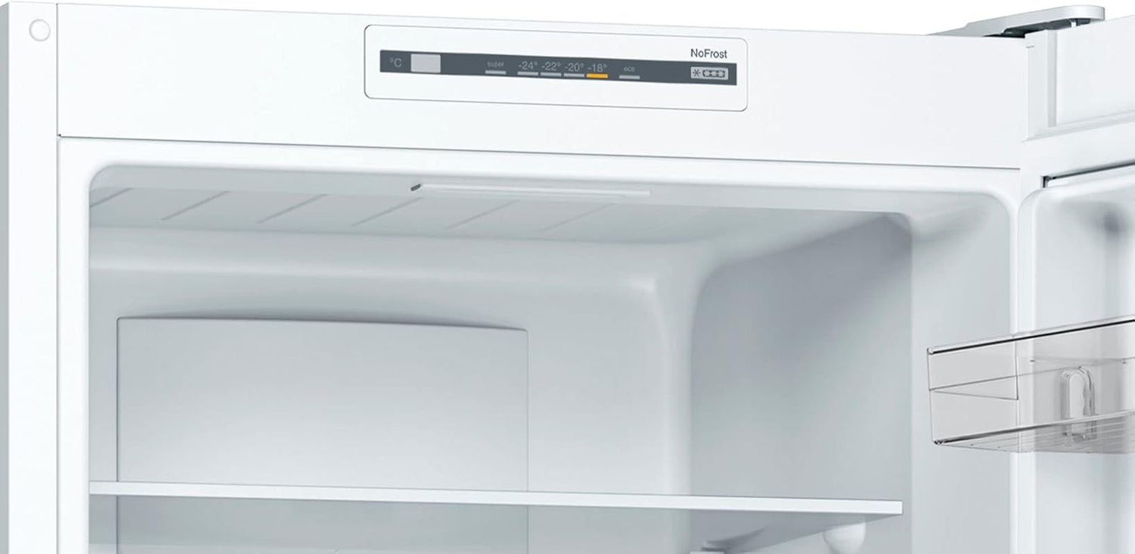 KGN33NWEB Série 2 Réfrigérateur Combiné Pose-Libre - 282 L- H 176 Cm X L 60 Cm - Blanc