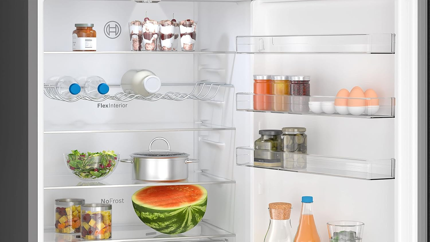 Réfrigérateur Série 4 C Inox, 440 L, Acier Inoxydable