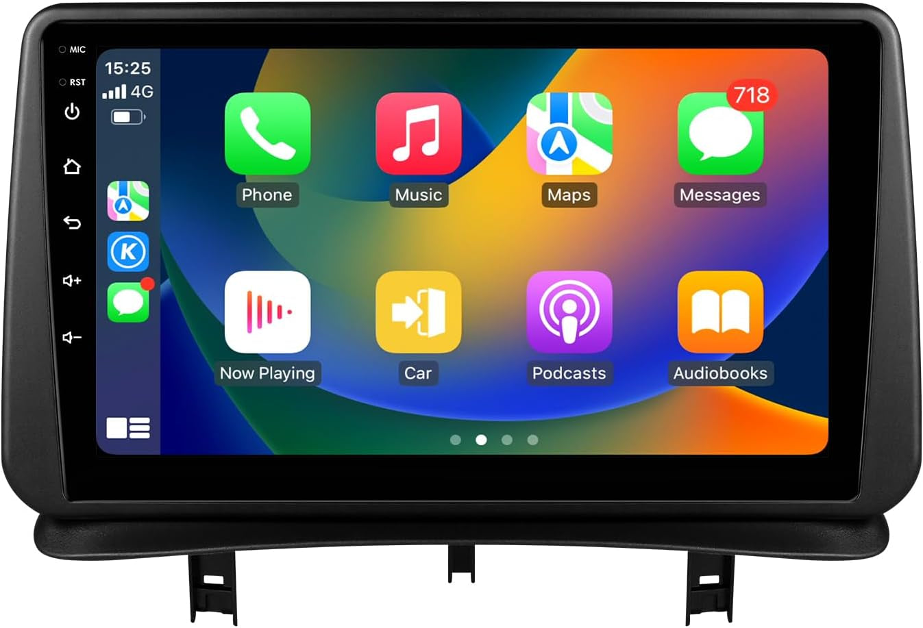 Eustock Android 13 Autoradio 9" Pour Renault Clio 3 2005-2014 4 Cœurs 2 Go Et 64 Go De Mémoire, Prend En Charge Carplay/Android Auto, Commande Au Volant, Wi-Fi/4G, AM/FM