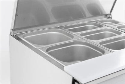 Saladette Réfrigérée Compacte 230 Litres - 2 Portes - Combisteel - R600Arvs Aisi 2012 Portespleine