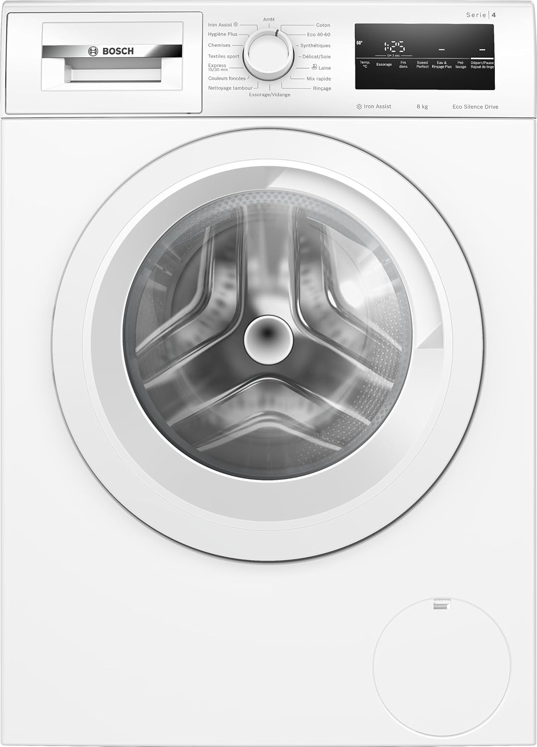 WAN24228FR, Série 4, Lave Linge Hublot, 8 Kg, 1200 Trs/Min, Blanc