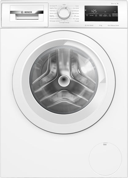 WAN24228FR, Série 4, Lave Linge Hublot, 8 Kg, 1200 Trs/Min, Blanc