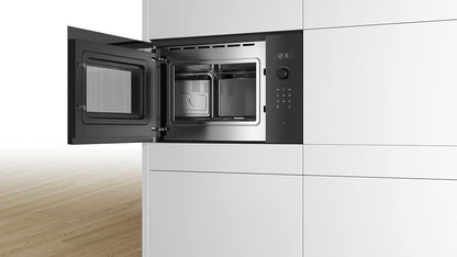 BFL554MB0 - Série 6 - Micro-Ondes Intégrable, 59 X 38 Cm, 25 Litres, Noir