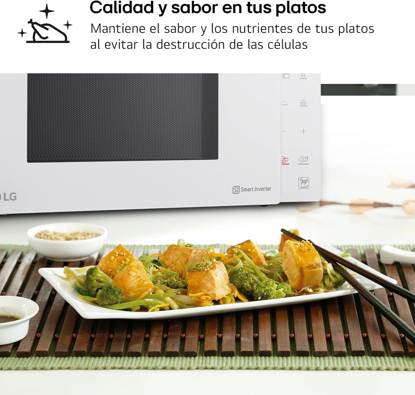 - Micro-Ondes Grill Smart Inverter Blanc