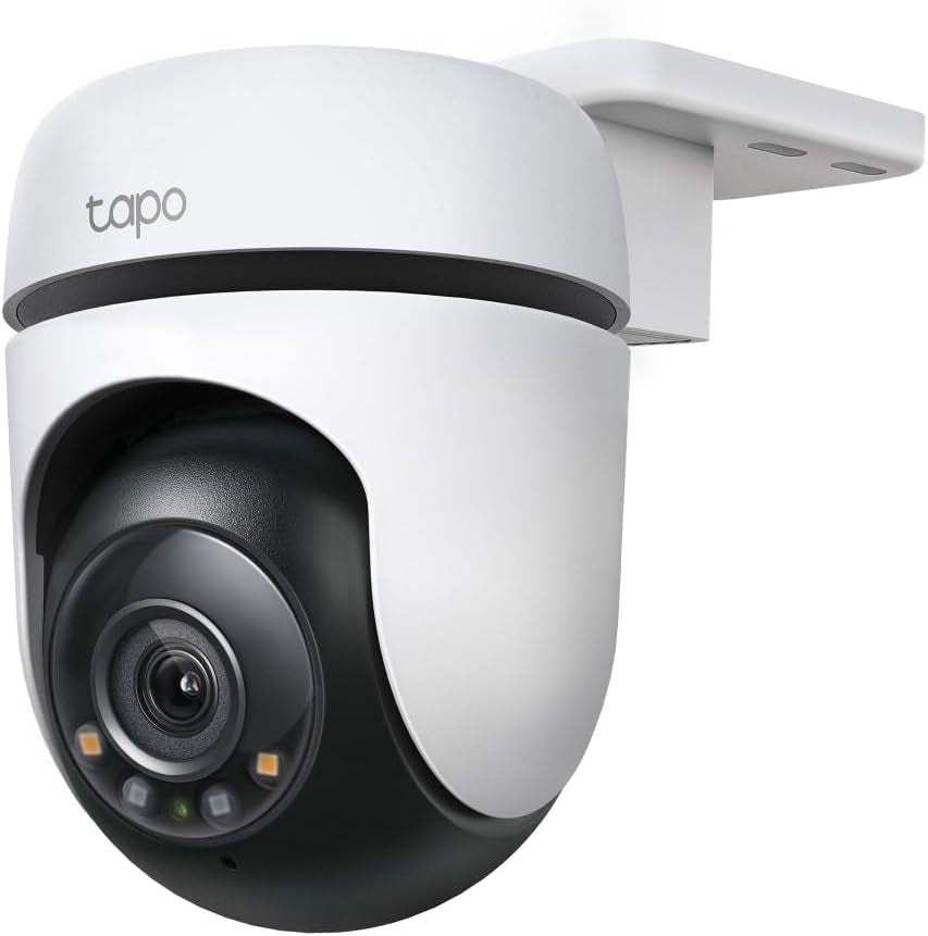 C510W 2K Caméra De Surveillance Wifi Extérieur 360°, Vision Nocturne Couleur, Détection De Personne Et Suivi De Mouvement, Étanche IP65, Alarme Sonore Personnalisable (Lot De 2)