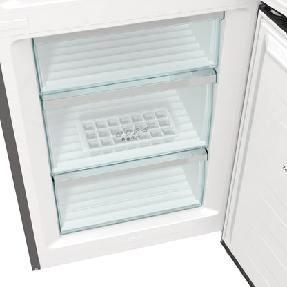 Hisense RB470N4CIC Réfrigérateur Combiné - Nofrostplus, Multiflow 360°, Crispzone, Adapttech, Fastfreeze, Écran LED, Réfrigérateur 255L, Congélateur 106L, 35 Db, 169 Kwh/An, Argent