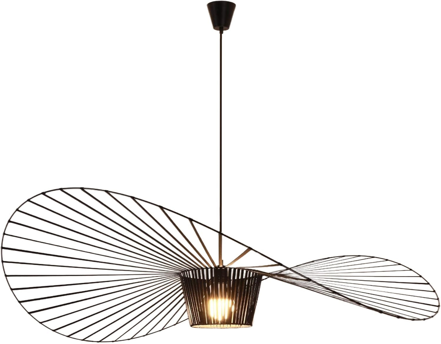 Lustre Vertigo Suspension, Rétro Suspension Luminaire Lustres Postuler À Salon Cuisine Chambre Luminaires Intérieur, Lampe LED E27 Max 40W (120 CM)