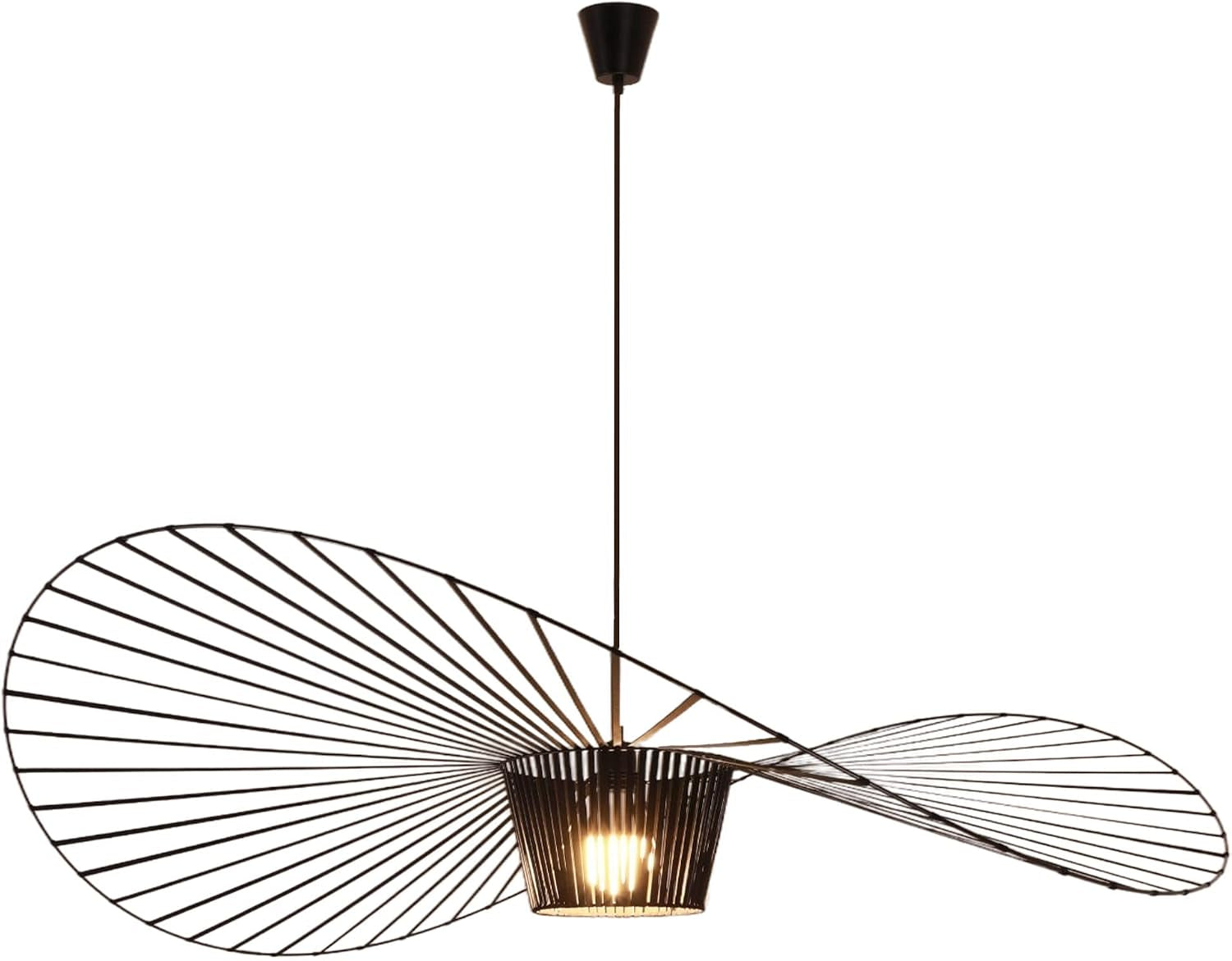 Lustre Vertigo Suspension, Rétro Suspension Luminaire Lustres Postuler À Salon Cuisine Chambre Luminaires Intérieur, Lampe LED E27 Max 40W (120 CM)