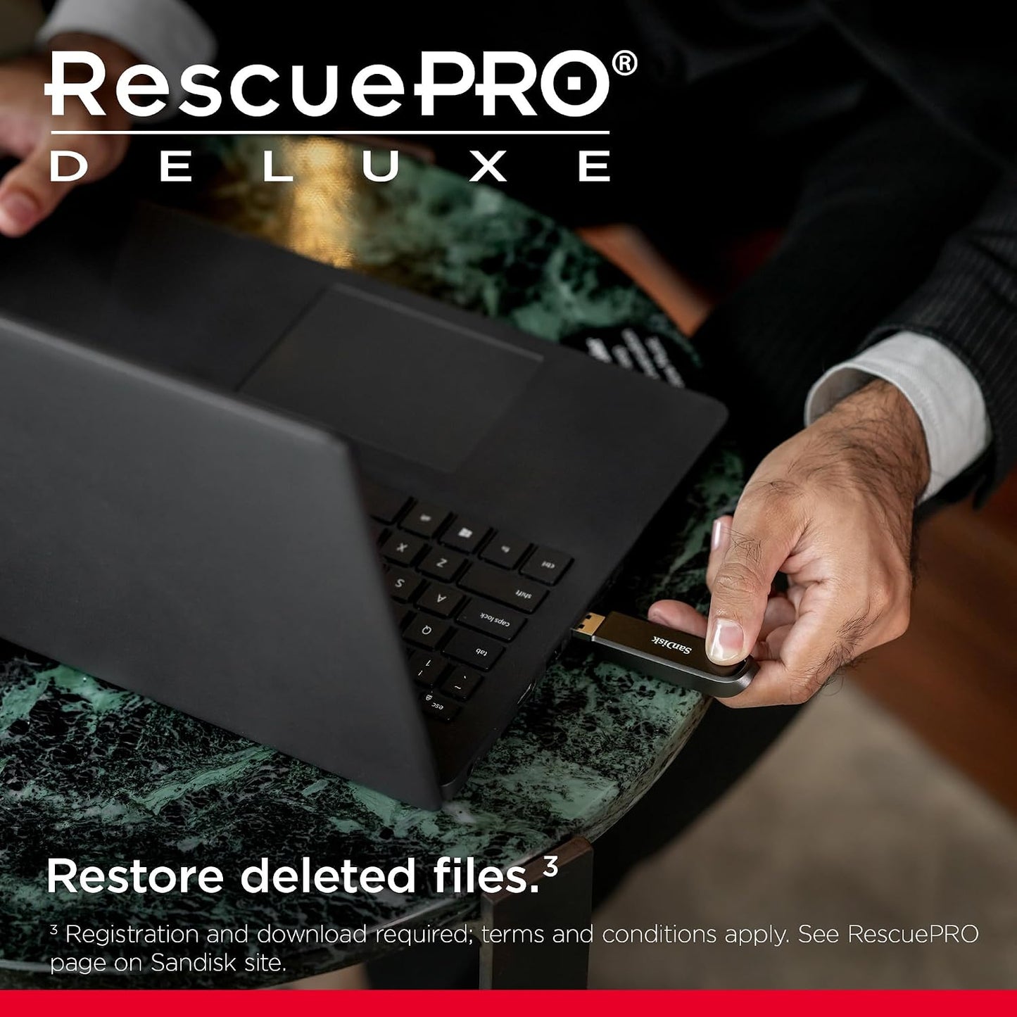 Extreme Pro 512 Go (Clé USB Type-A, Jusqu’À 1000 Mo/S En Lecture Et Jusqu’À 900 Mo/S En Écriture, Haute Performance, Rescuepro Deluxe)