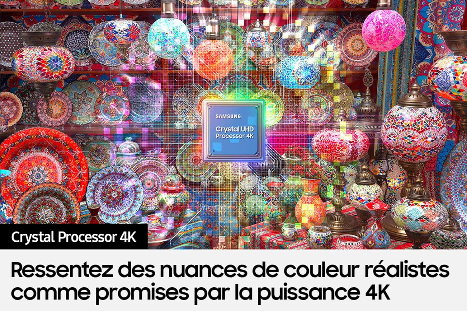 TV Crystal UHD 4K 2023 43CU7025 Smart TV De 43" Avec Purcolor, Processeur Crystal UHD, Smartthings, Contrast Enhancer Avec HDR10+ Et Smart TV Powered by Tizen