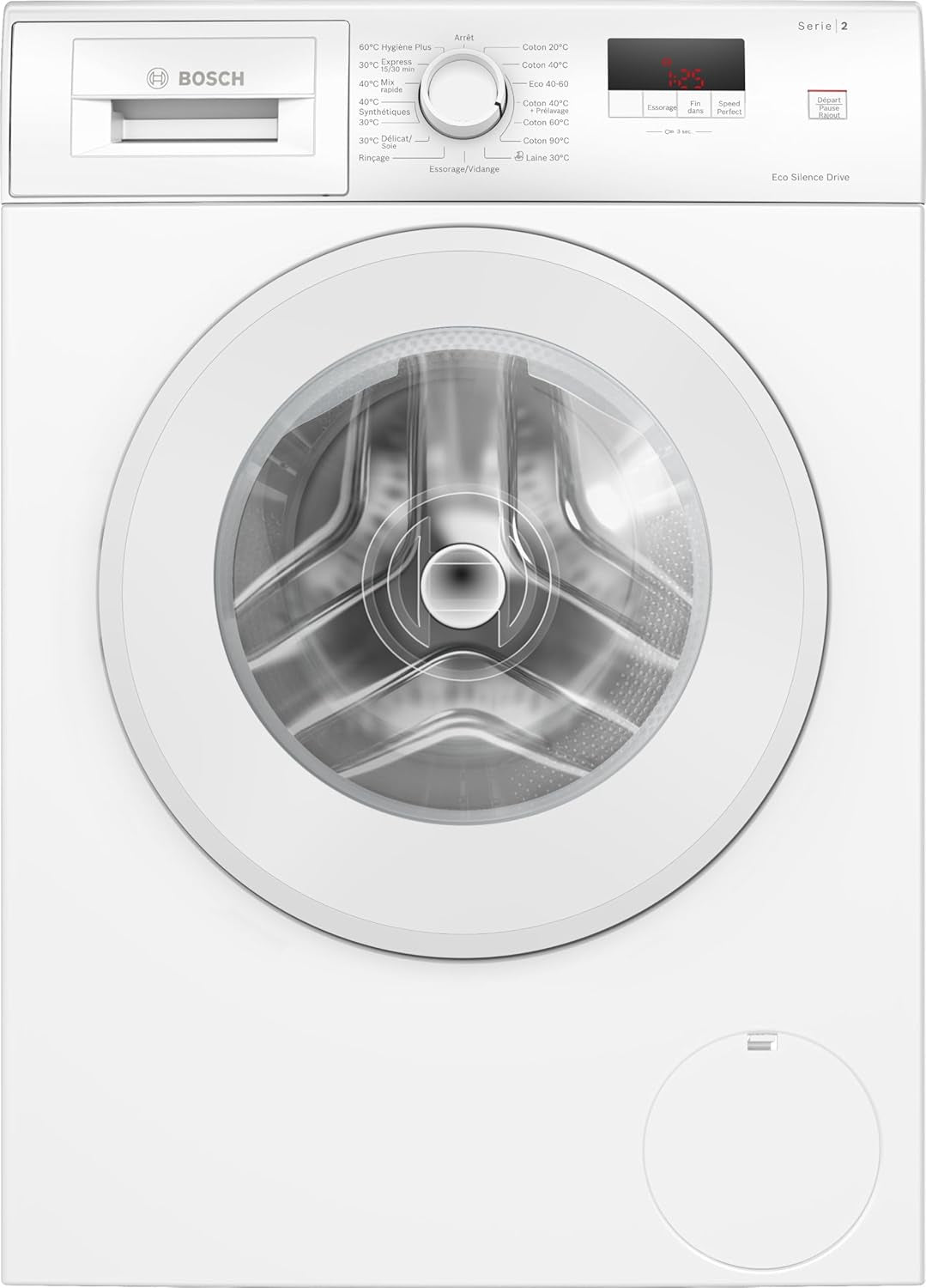 WGE03207FR Lave-Linge Pose-Libe - Série 2-8 Kg - 1200 Trs/Min - 47L- Blanc