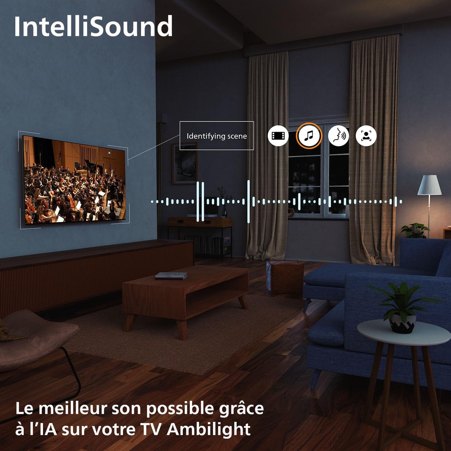 Philips Ambilight 65PUS8200 4K LED Smart TV - Écran 65 Pouces Avec Plateforme Pixel Precise Ultra HD, Titan OS Et Son Dolby Atmos, Compatible Alexa Et Assistant Vocal Google