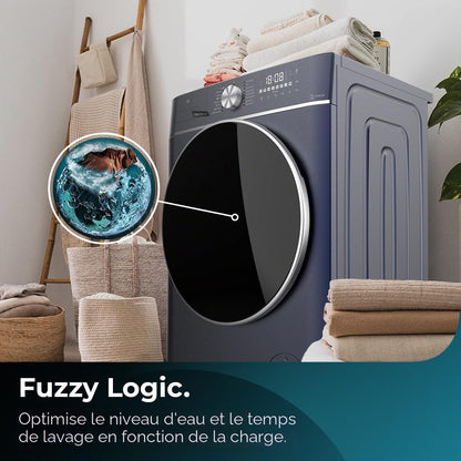 Lave Linge Frontal Bolero Dresscode 7150 Inverter A, Machine À Laver 7 Kg, 1400 Tr,Min, 12 Programmes, Classe A, Inverter Plus, Steam Max, Drum Clean, Départ Différé, Sécurité Enfant