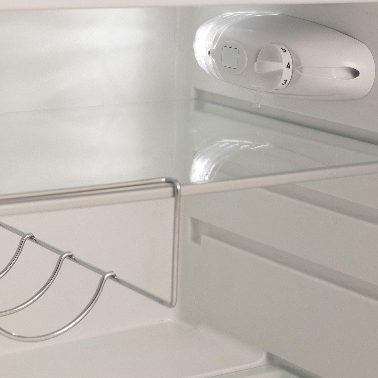 / RETRO FRIDGE 83.5 Gold/Réfrigérateur Rose Avec Poignée Or/Pratique Et Fonctionnel, Matériaux Résistants