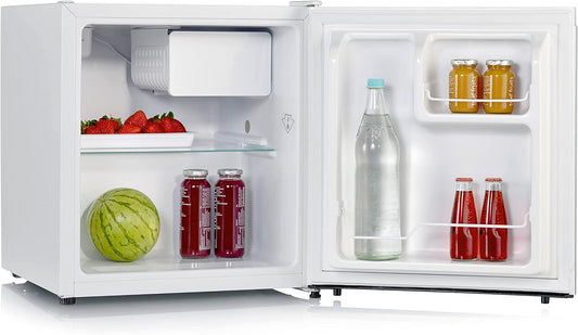 Mini Réfrigérateur Mini Bar, Pose Libre, Largeur 44,5 Cm, 45 Litres, Compartiment Froid 5 Litres, Classe Énergétique E, Porte Réversible, 80 Kwh/An, 40 Db, Blanc, KB 8884