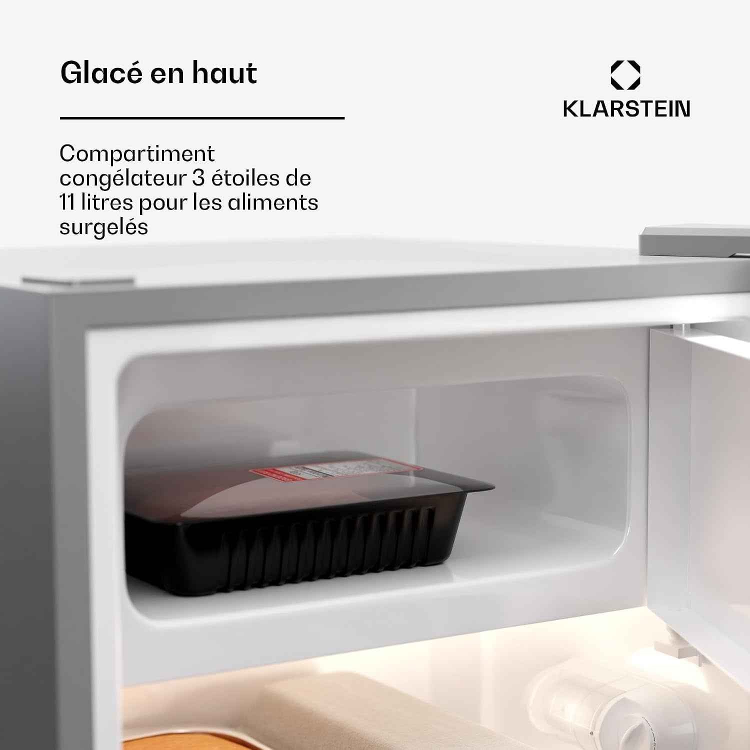 Mini Frigo De Chambre De 70L, Snacks, Boissons, Petit Frigo Top Silencieux, Mini Bar, Petit Réfrigérateur Camping, Mini Frigo Cosmetique, Refrigerateur Avec Bac À Glaçons, 0-10°C