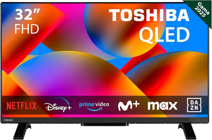 Toshiba 32QV2F63DG - TV QLED 32" (80 Cm) - FHD 1920 X 1080 - DTS Virtual:X - Smart TV - 2 X HDMI