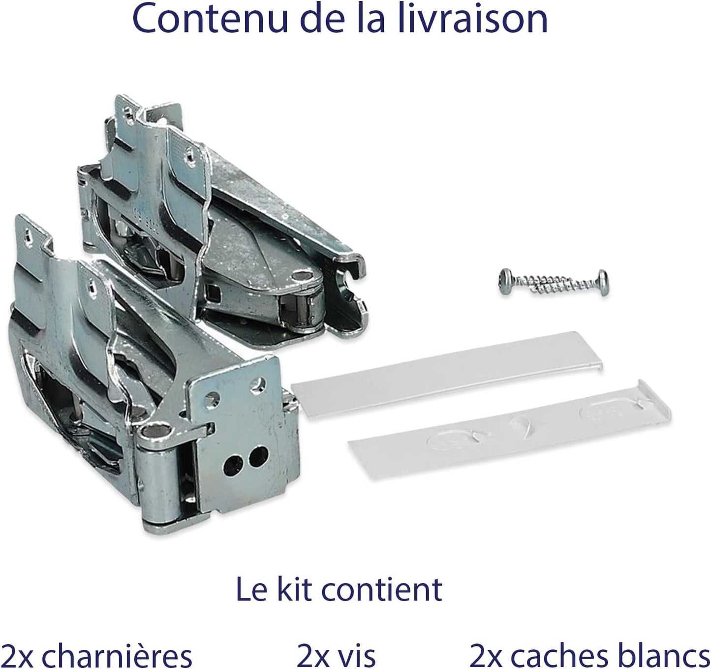 2X Charnières De Porte Réfrigérateur Compatibles Avec Bosch Balay Gaggenau Miele Neff Siemens De Dietrich 00481147 481147