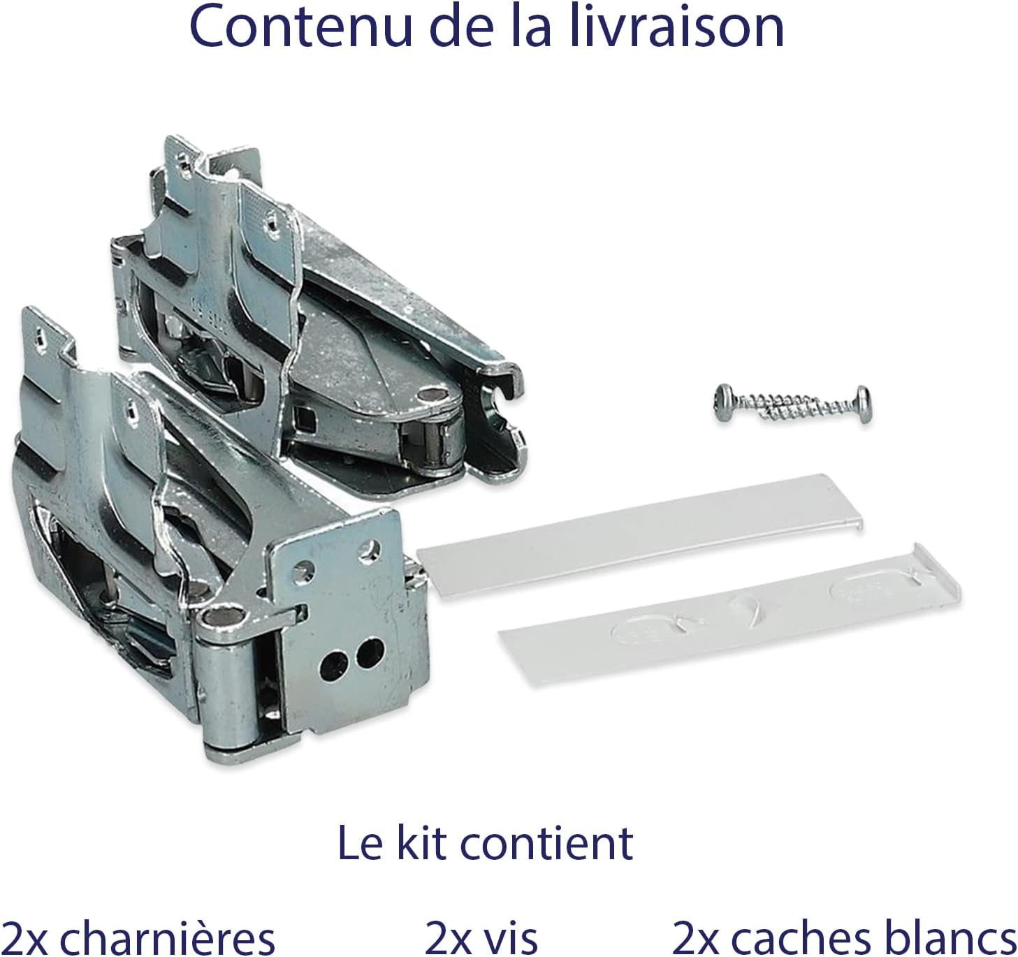 2X Charnières De Porte Réfrigérateur Compatibles Avec Bosch Balay Gaggenau Miele Neff Siemens De Dietrich 00481147 481147
