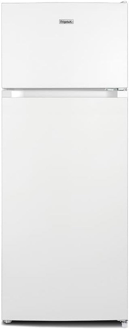Réfrigérateur Double Porte Blanc RDP216BE 211L - Design Élégant, Silencieux, Classe Énergétique E, Stockage Optimal, 54X55,1X142,8 Cm