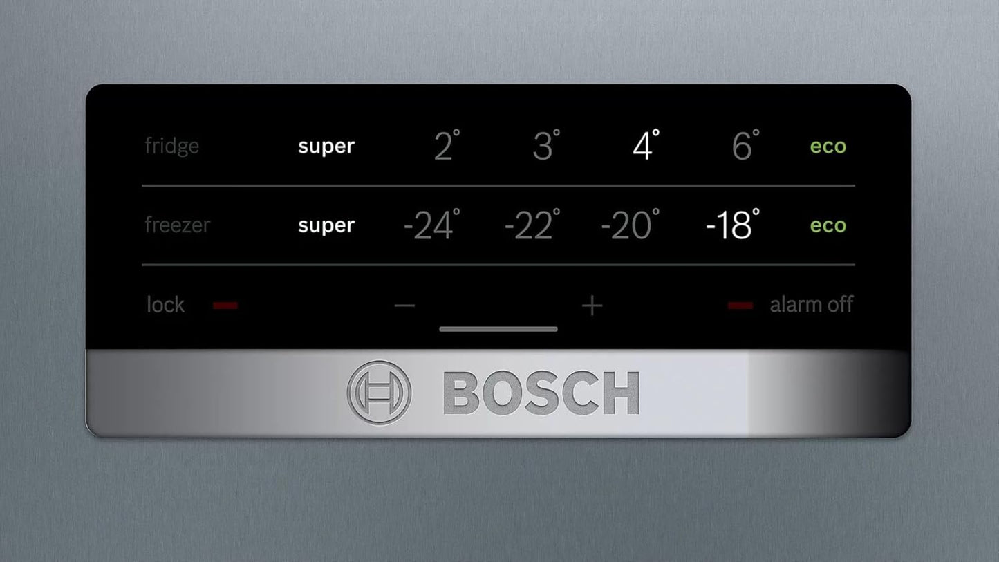 Frigorifero Combinato No Frost, Classe E (Ex A++), 326 Litri, Inox