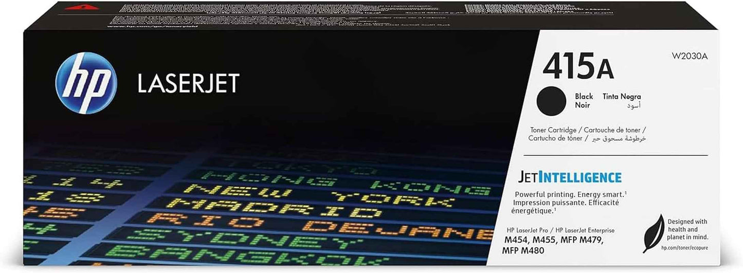 415A W2030A Toner Noir Authentique Pour  Laserjet Pro M454 / M479