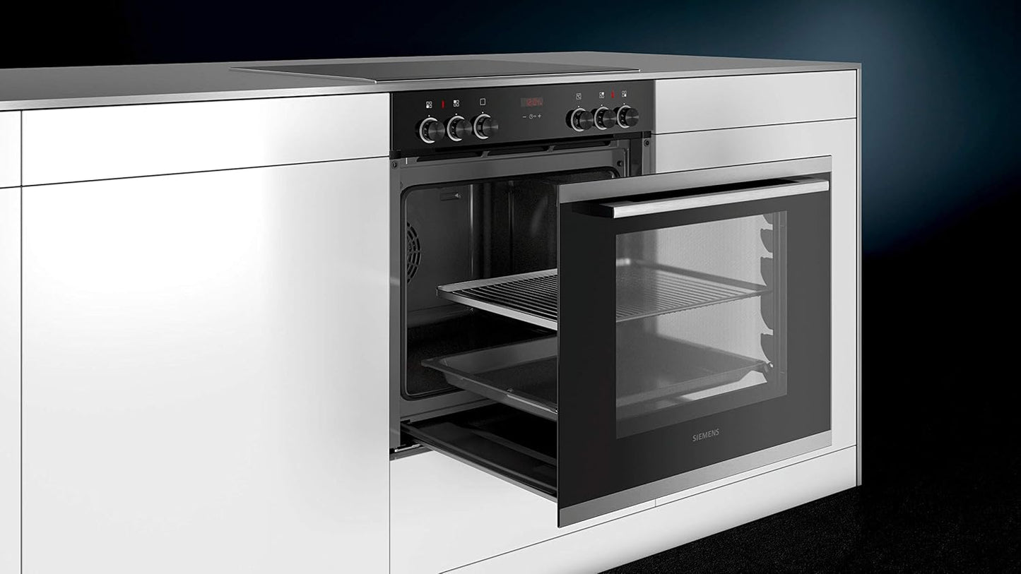 He213Bbs0 Four Électrique 71L À Noir, Acier Inoxydable Four