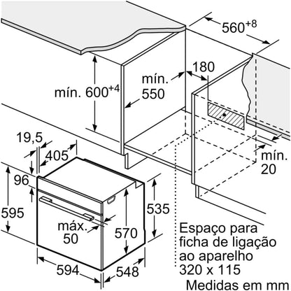 Siemens HQ574AER3, Iq300 Four Encastrable Avec Assistance À La Vapeur, 60 X 60 Cm, Nettoyage Pyrolyse, Chauffage Rapide, 10 Programmes Automatiques, Air Chaud 3D, Extracteurs Télescopiques, Acier