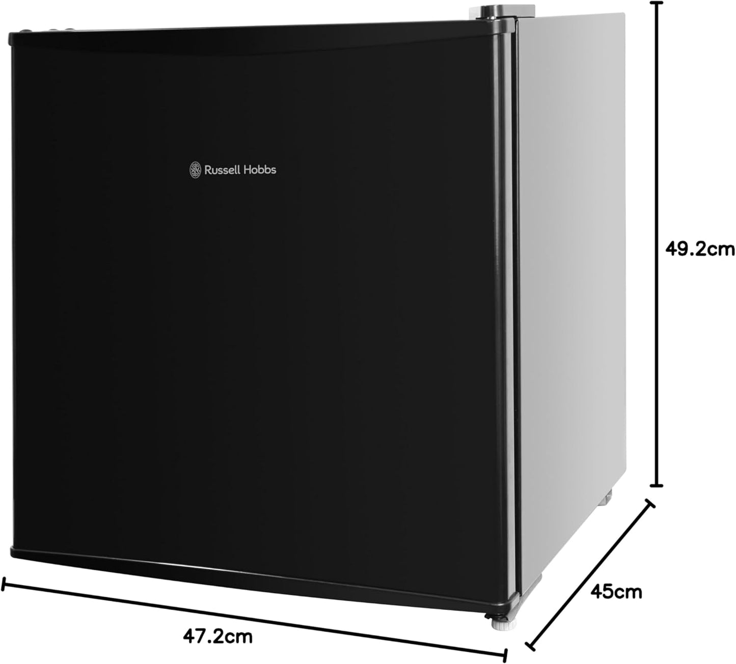 RHTTLF1B-EU Mini-Réfrigérateur En Pose Libre, 43 Litres, Classe D'Efficaciré Énergétique F - Noir