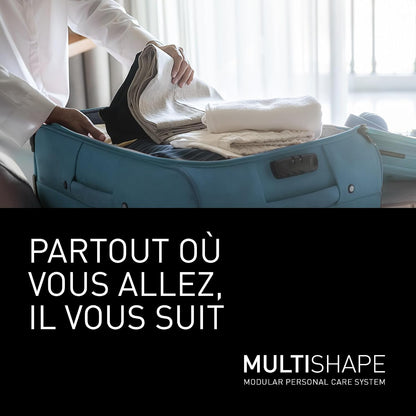 MULTISHAPE Système Modulaire De Soins Corps, Cheveux Et Visage - ER-CBL1 : Unité Principale Étanche Avec Batterie Rechargeable Li-Ion