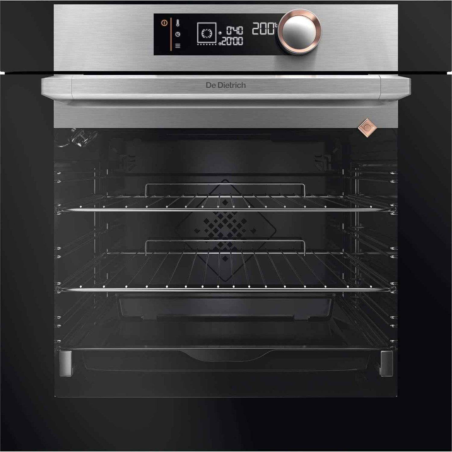 Four Encastrable Pyrolyse  DOP7340X - Four Multifonction Chaleur Tournante Ou Pulsée / 73 Litres / Classe A+ / Noir Et Inox / Rails Télescopiques / Porte Froide (4 Vitres)