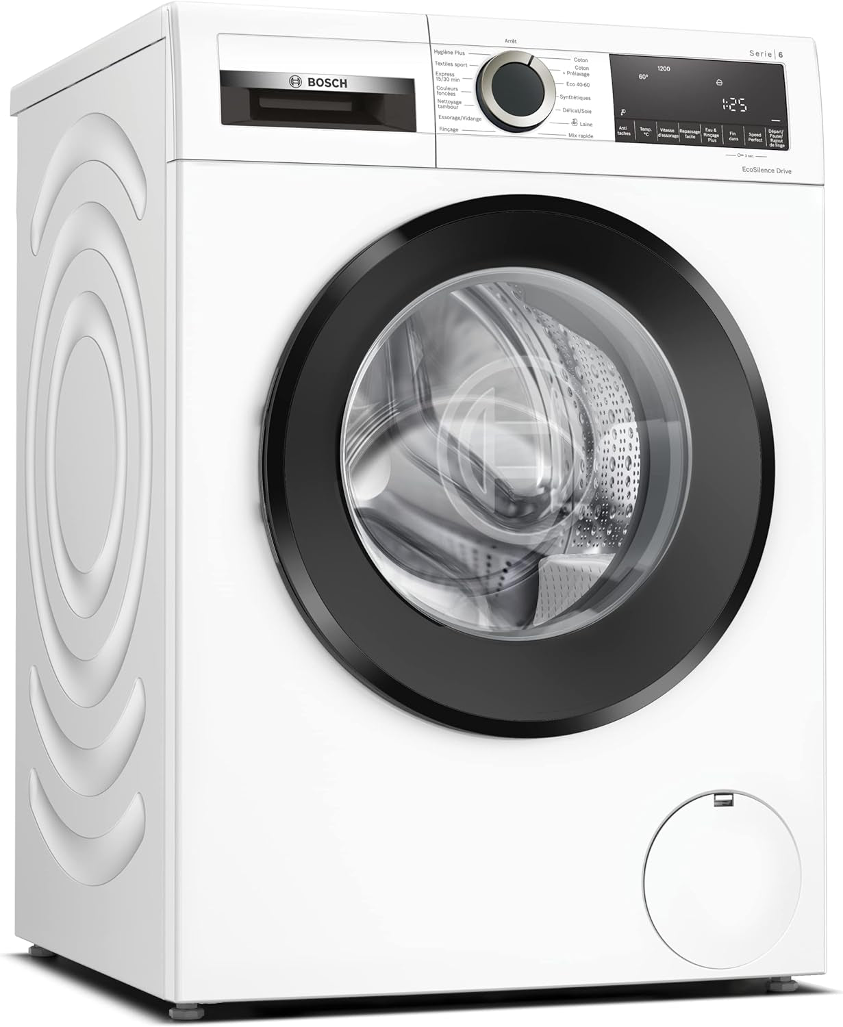 WGG14201FR Lave-Linge Pose-Libre Série 6 Front - Ecosilence Drive - 9 Kg - 1200 Trs/Min - 63L - Blanc