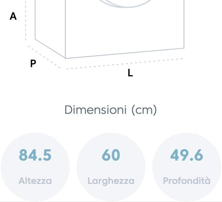 Lavatrice Libera Installazione Beko BWUS374S Slim