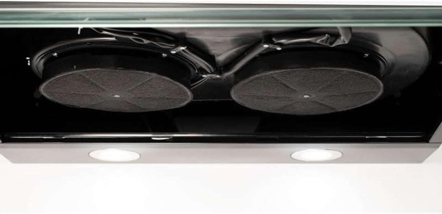 HOTTE CASQUETTE/VISIERE DOUBLE MOTEURS 60 CM - NOIR |
