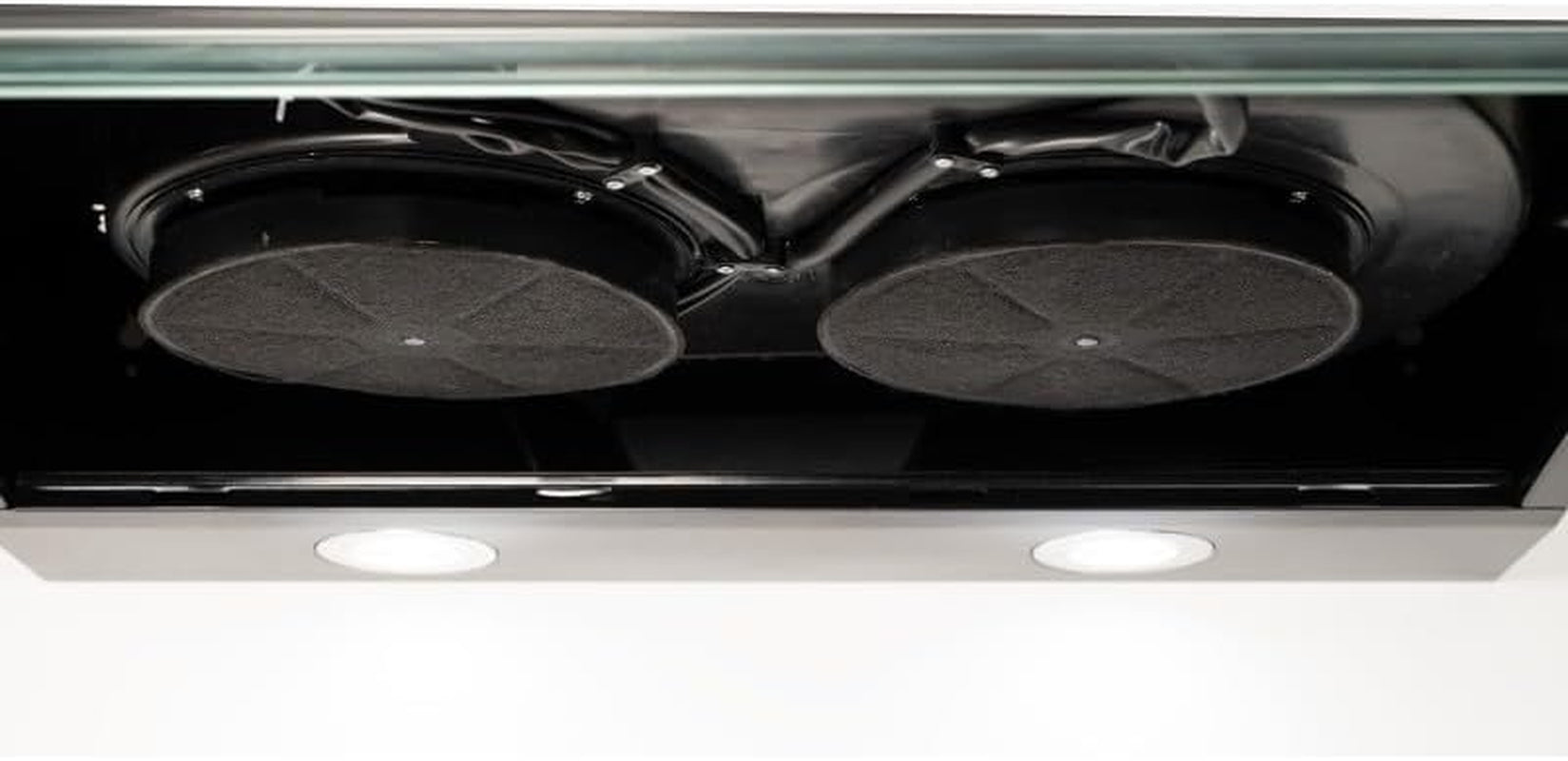 HOTTE CASQUETTE/VISIERE DOUBLE MOTEURS 60 CM - NOIR |