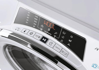 Rapidò ROW4964DWMCE/1-S Lave-Linge 9+6 Kg, 1400 Tours, Wi-Fi + BLE, Télécommande À Distance, Départ Retardé, Classe A, 60 X 58 X 85 Cm, Blanc