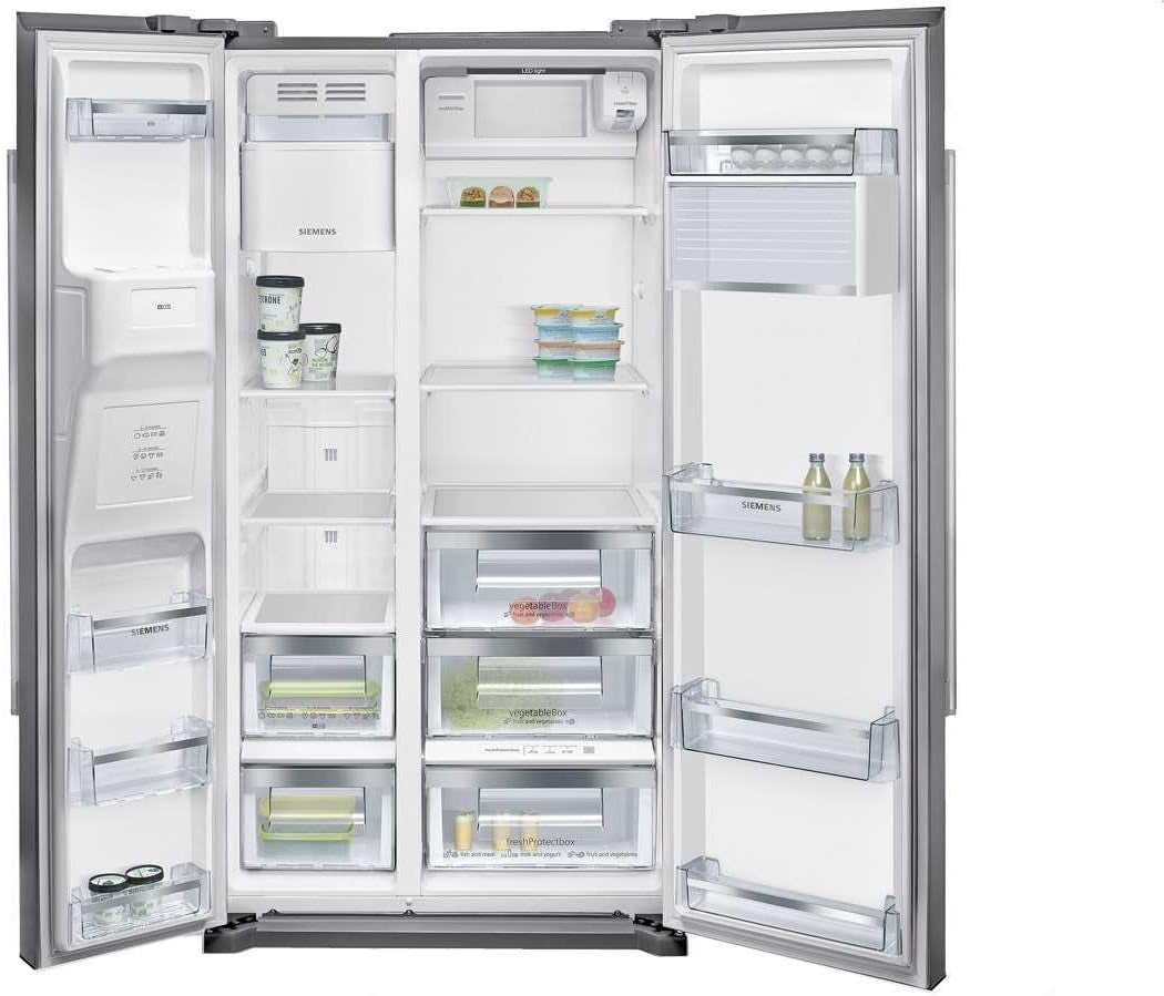Ka90Dai30 IQ500 De Side by Side/A + +/177,00 Cm Hauteur/339 Kwh/An/L Partie De Refroidissement/228L Partie Congélateur/No Frost/Éclairage Led/Acier Inoxydable