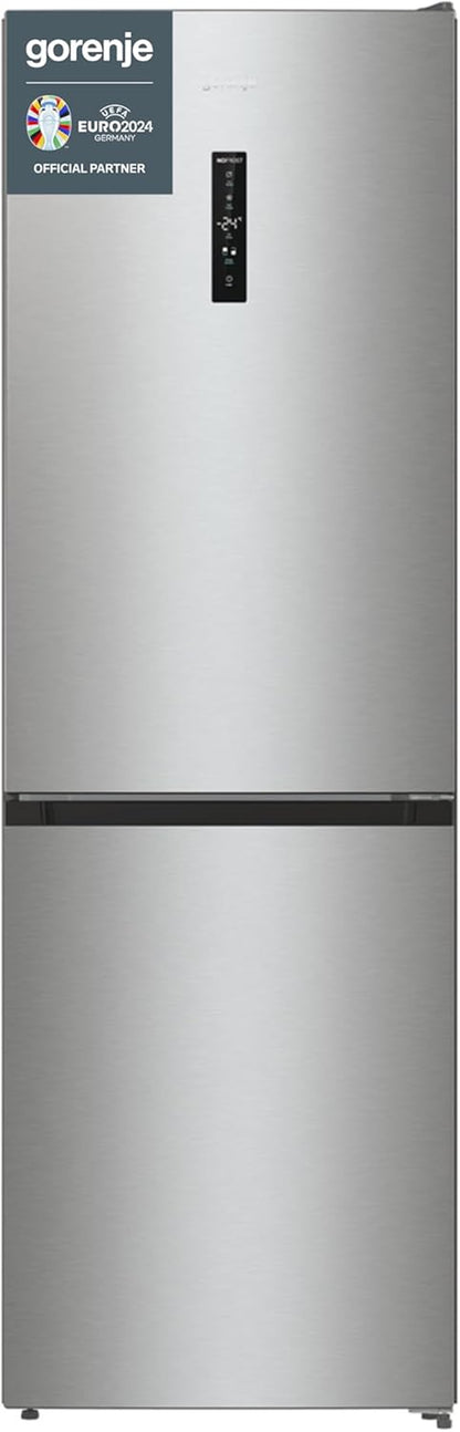 NRK 619 DA2XL4 Réfrigérateur-Congélateur/Nofrostplus/Multiflow 360°/Convert Freshzone/Adapttech/Affichage LED 185 Cm Réfrigérateur 204 L/Compartiment Congélateur 96 L/38 Db/Eek : D/Acier